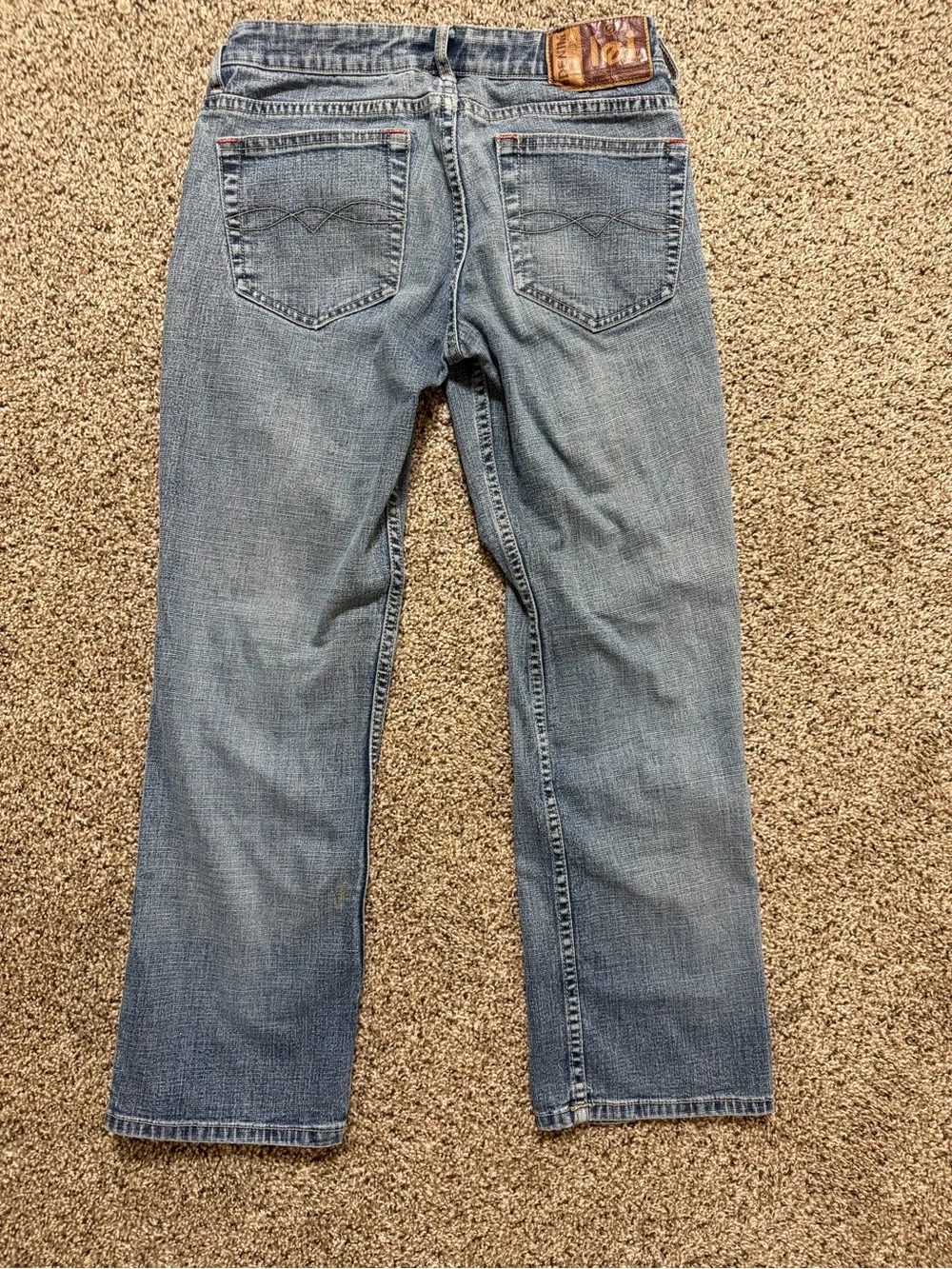 lei Light Blue Straight Leg Jeans